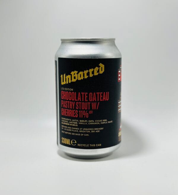 Unbarred - Chocolate Gateaux Pastry Stout W/ Cherries - 11% (330ml)
