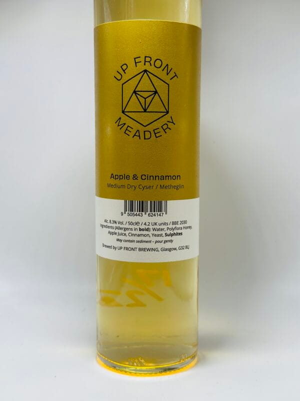 Up Front Meadery - Apple And Cinnamon - 8.3% (500ml)