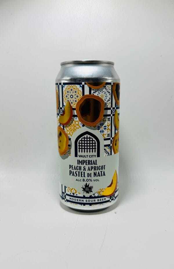 Vault City - Imperial Peach And Apricot Pastel De Nata - 8% (440ml)